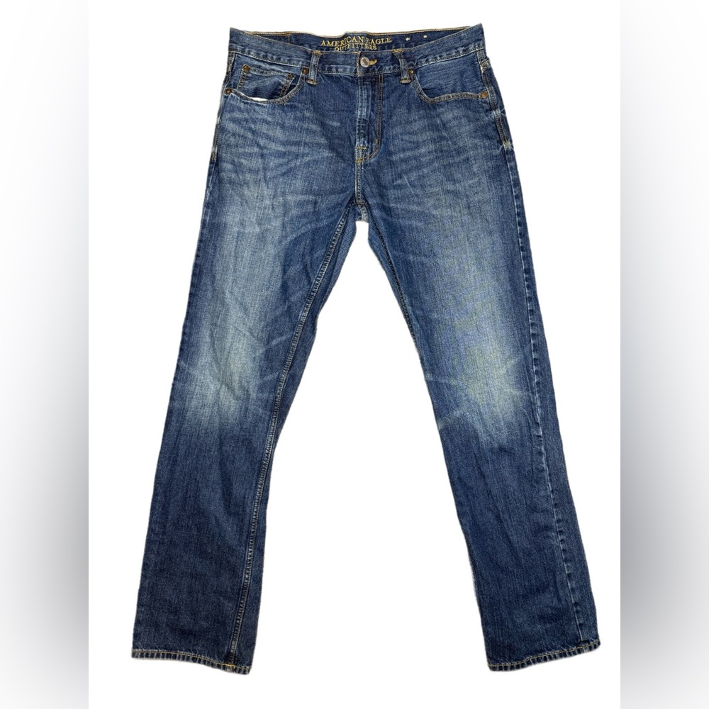American Eagle Outfitters Blue Straight Jeans Classic Style